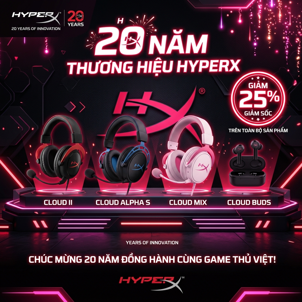 HyperX 20 năm
